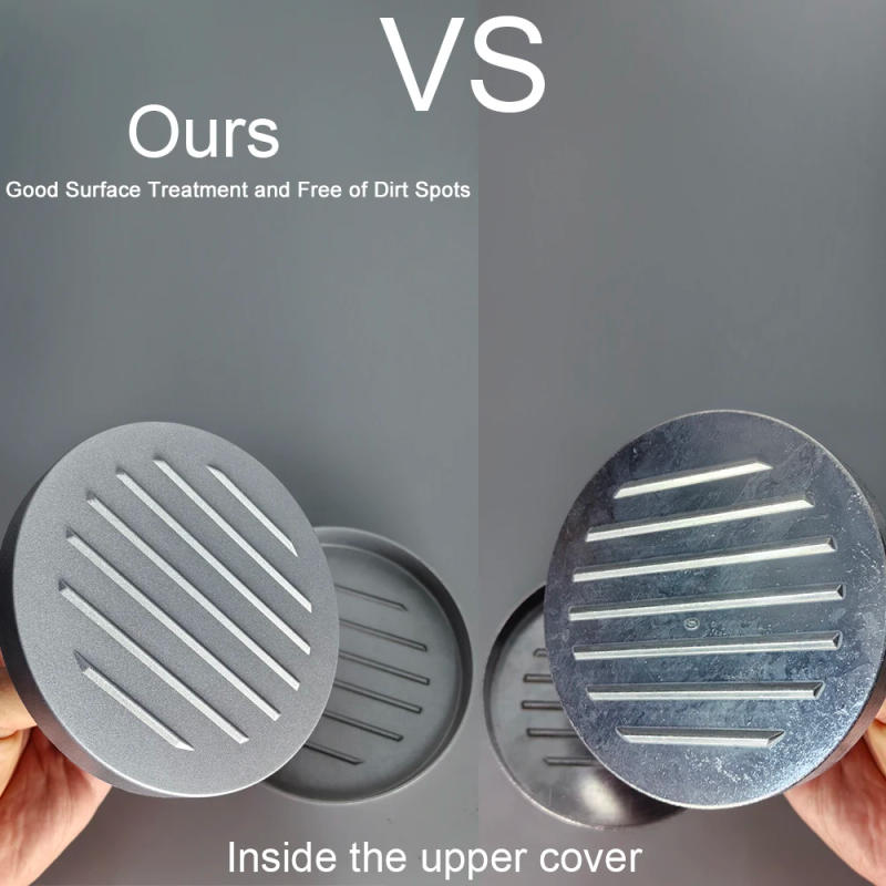 Description Picture 2 of itemBurger Press Patty Maker Stainless Steel Hamburger Mold Non-Stick with 100 Patty Papers