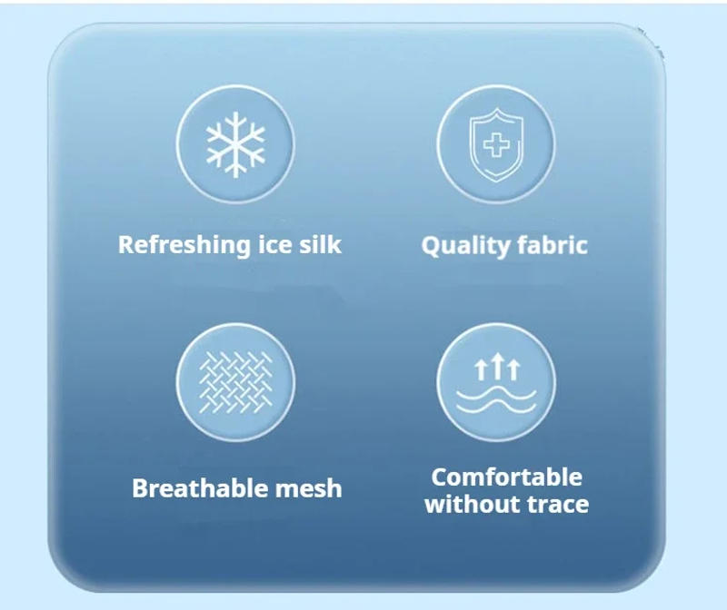 Description Picture 5 of item4pcs/lot Men's Underwear Men Boxer Shorts Ice Silk Mesh Boxershorts Plus Size Panties Summer Sexy Breathable Underpants 40-100KG