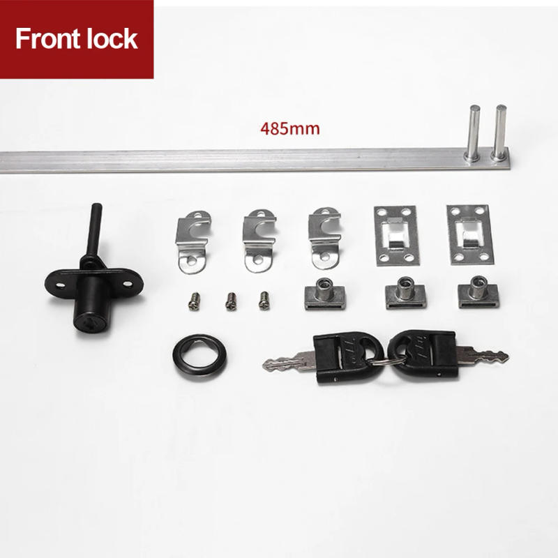 Description Picture 4 of itemRust Resistant 16mm Drawer Lock With Key Black Zinc Alloy Easy Installation For Office Cabinets And File Drawers