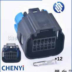 12 Pin auto connector Radar sensor ACC Module Power Pump Steering Machine Steering Machine Plug 13678638 For GM Chevrolet Buick