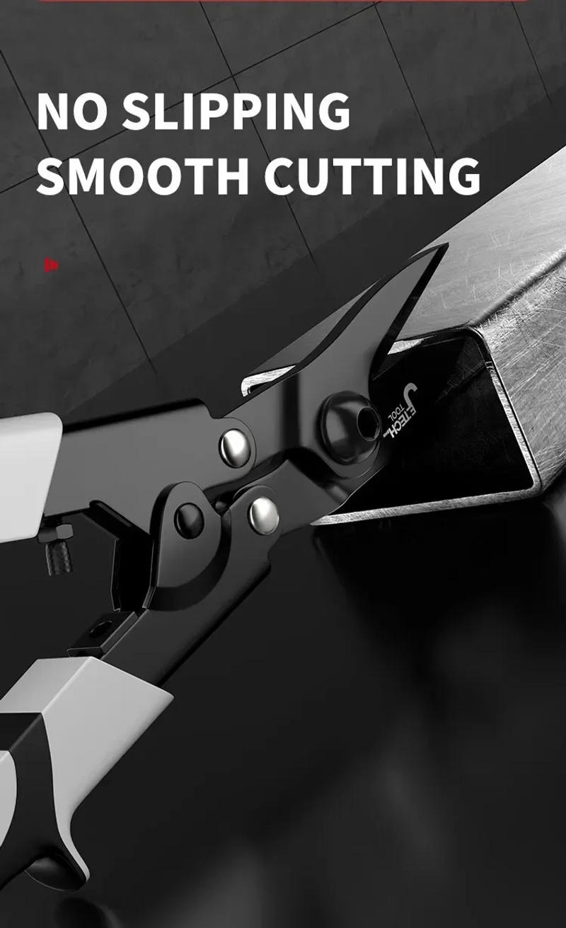 Description Picture 4 of itemProfessional Industrial Shears:Stainless Steel Scissors Tin Snips for Metal Sheet & PVC Pipe Cutting