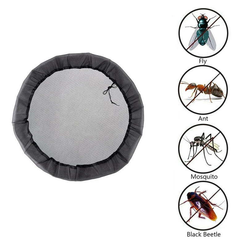 Description Picture 6 of itemMesh Cover Netting For Rain Barrels Water Collection Buckets Cover Water Tank Protection Lid Rain Collection Bucket Filter Net