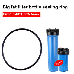 1PC Big Fat Filter Bottle Sealing Ring O-ring Silicone Rubber Water Purifier Leather Ring Thickened 143*132*5.5 Waterproof Ring