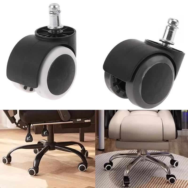 Description Picture 2 of item2 Inch Universal Swivel Caster Wheels Replacement Gaming Chair Office Chair Casters Furniture Hardware
