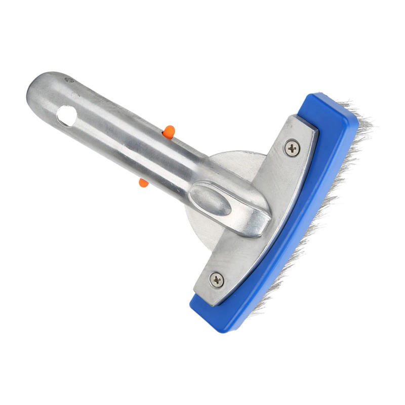 Description Picture 3 of item5.5in Swimming Pool Stainless Steel Brush for Spa Pond Floor Wall Cleaning Equipment