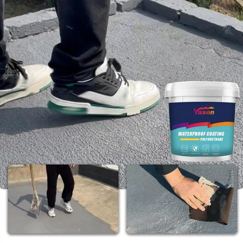 Description Picture 3 of item1000g Water-Based Polyurethane Waterproof Coating Exterior Wall Roof Leak Repair Home Bathroom Wall and Roof Leak Repair