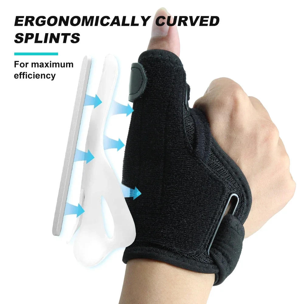 Description Picture 5 of itemThumb Brace & Wrist Stabilizer- Thumb Spica Splint for Arthritis, Tendonitis, and De Quervains - Support Wrap for Men and Women