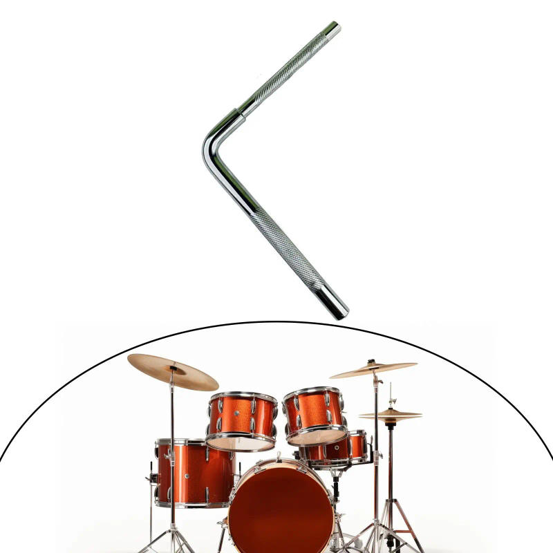 Description Picture 5 of itemCowbell Mount L Rod Metal L Arm Hardware Attachment Mounting Drum Set Percussion Accessory for Tambourines Mounting Cowbells