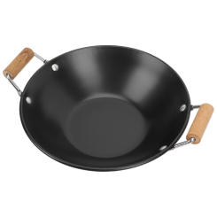 Frying Pan Anti-overflow Pot and Tripod Baby Pans Wok 28x23cm Metal Baking Tray Stainless Steel
