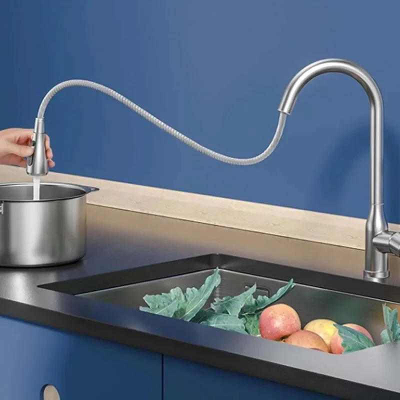 Description Picture 3 of itemABS Pull Out Spray Shower Head Sink Mixer Kitchen Spare Replacement Tap Sprayer Black Faucet Nozzle