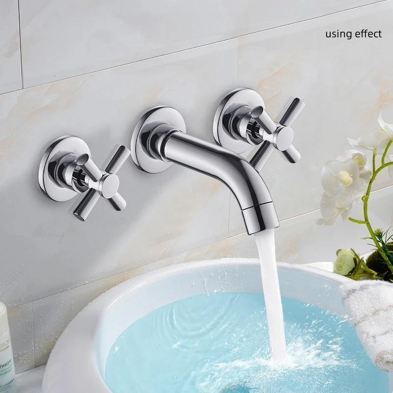 Description Picture 3 of itemCross Faucet Handle Knob Zinc Alloy Handwheel Universal Hot Cold Sink Taps Switch For Kitchen Bathroom Tap Replacement Parts