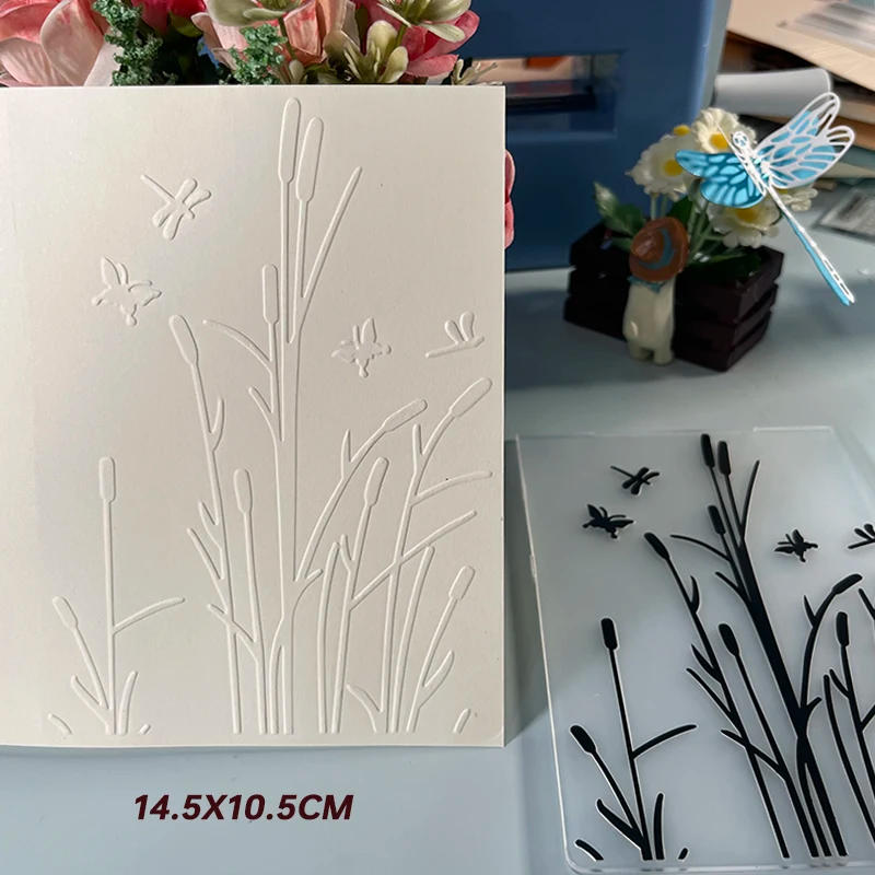 Description Picture 4 of itemDUOFEN Crafts plastic embossing folder collection 6 paper embossing tool flower mold Christmas Birthday New Year day teacher day