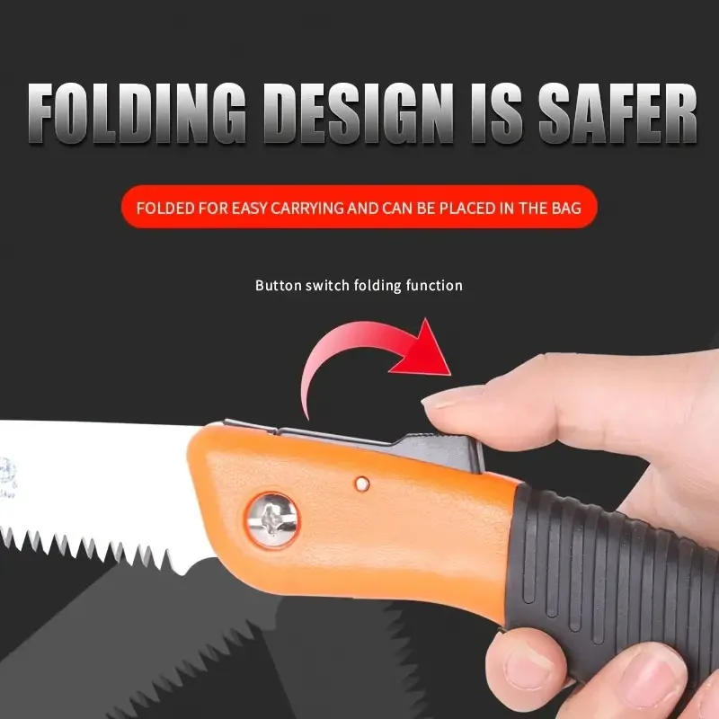 Description Picture 5 of itemFolding Hand Saw Gardening Hand Outdoor Pruning Cutting Hacksaw Woodworking Folding Saw Multipurpose Gardening Saw Hand Tools
