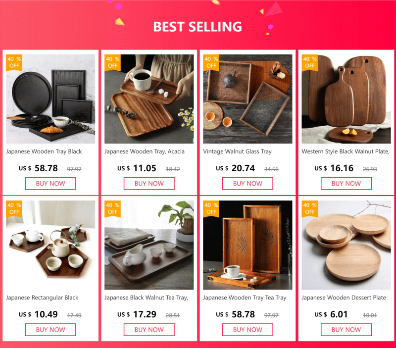 Description Picture 2 of itemJapanese Fraxinus Mandshurica Wooden Cake Rack, Bakery Rectangular Dessert Tray, Kitchen Storage Tray, Exquisite Tea Tray