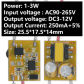 1-3W DC3-12V 250mA