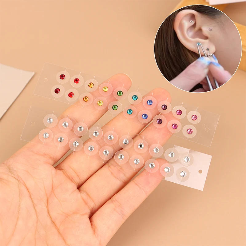 Description Picture 3 of item20pcs Ear Care Seeds Acupuncture Auricular Disposable Ear Stickers Massage Therapy Needle Patch Auricular Auriculotherapy
