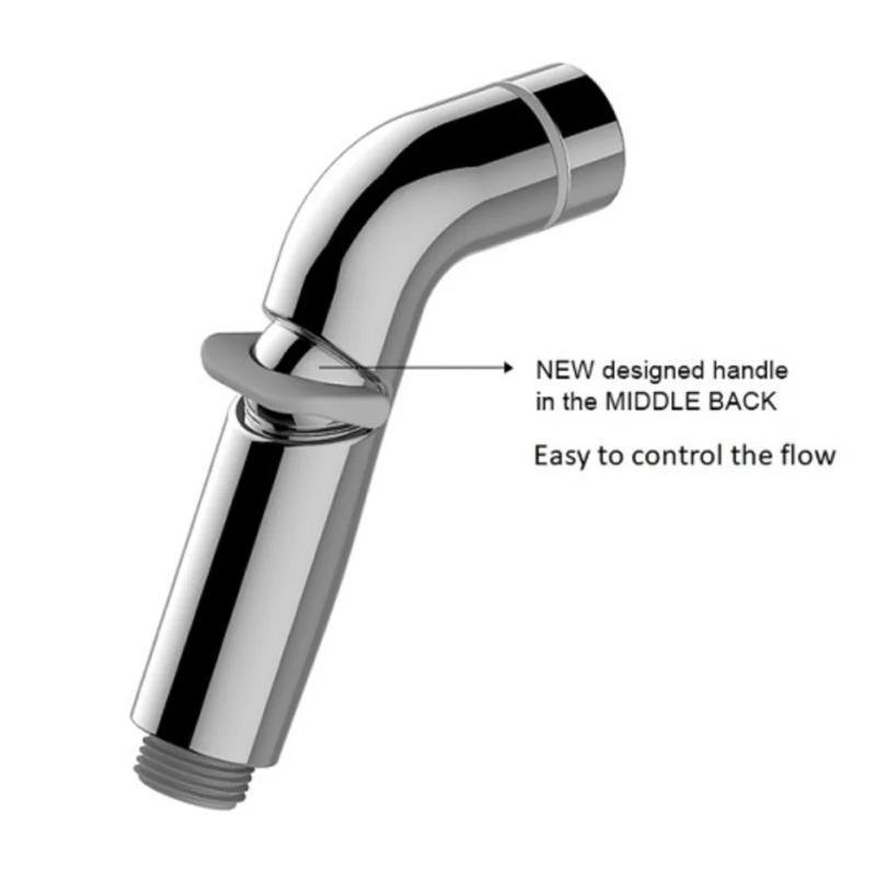 Description Picture 6 of itemFlow Adjustable Bidet Sprayer Health Faucet Hand Shower Easy Control Toilet Bidet Sprayer For Elders Kids Water Saving No Splash