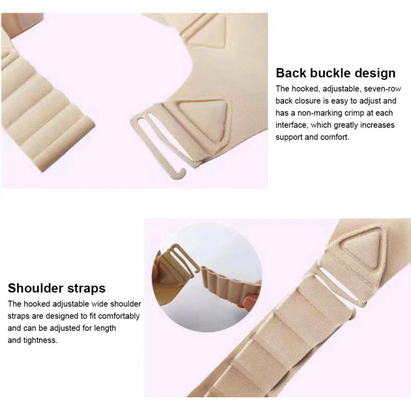 Description Picture 6 of itemAdjustable Breast Forms Fake Boobs Prosthesis Bra 500-1400g Removable A-D Cup Bra Crossdresser Black Women/D Cup