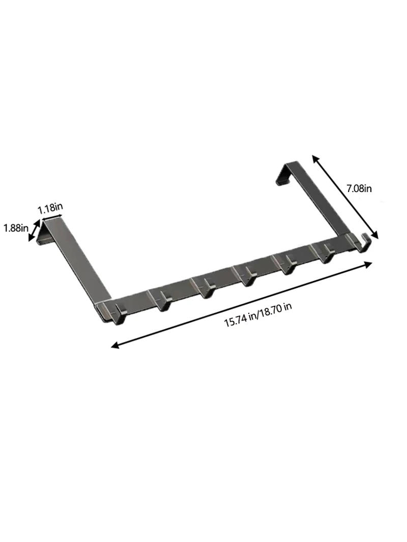 Description Picture 2 of itemCreative Door Back Hook Hanger Clothes Wall Entrance Hall Coat Rack Over The Door To Hang Clothes  Keys Holder Coat Hanger Hooks