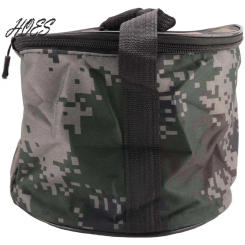 HOES-1 Piece Winter Ice Fishing Fishing Tackle Fishing Bag Camouflage Green Oxford Cloth Automatic Fishing Table Protective Cove