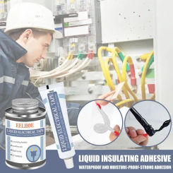 30/125ml Insulation Glue Liquid Insulating Tape Repair ElectricalWire Cable Coat Fix Line Waterproof Seal High Temperature Paste