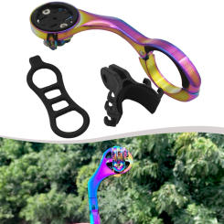 1pc Bicycle Extended Computer Mountain Bike Computer Mount Bicycle Aluminum Alloy Holder Parts For Garmin-Wahoo For Bryton