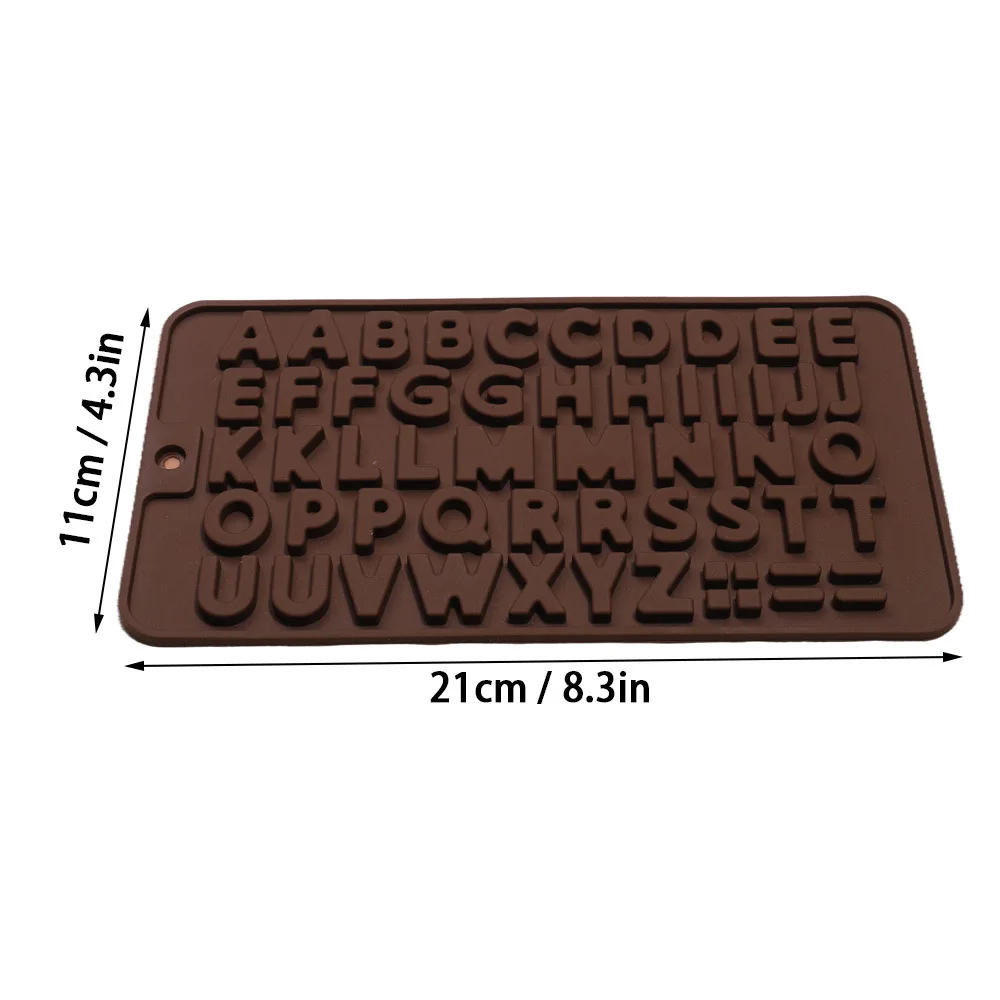 Description Picture 4 of itemSilica Gel Silicone Mold 26 Letters Chocolate Number Cake Decoration Candy Jelly Gummies Cookie Cutter Kitchen Tools Accessories