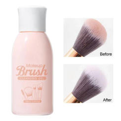 Makeup Brush Cleaner Solution Makeup Brush Shampoo Puff Cleaning Solution Remover Quickly Liquid Makeup Brush Cleaner 100ml