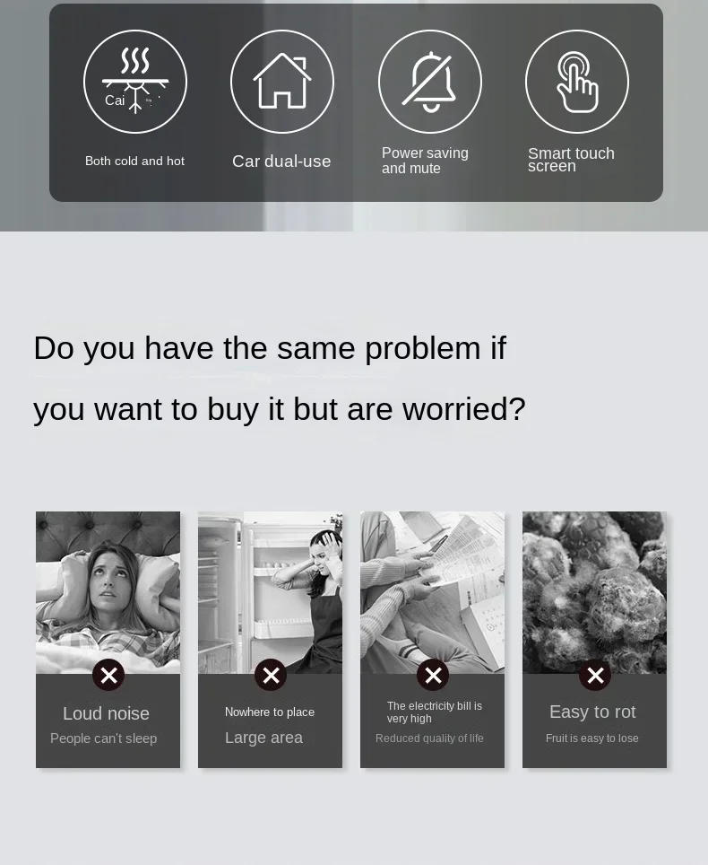 Description Picture 3 of item220V Mini Refrigerator Small Household Dormitory Car Mounted Refrigerator Mini Student Refrigeration Single Person Small  C