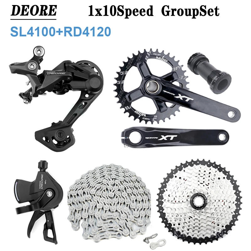 Description Picture 2 of itemDeore M4100 1x10 Speed Bike Derailleurs M4120 Shifter With Crank VG X10 Chain Flywheel 42T 46T 50T Cassette 10V MTB Groupset