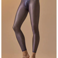 Glossy Shiny Mens Pantyhose Leggings Anti-run Stockings Tights Sexy Transparent Trousers Pantalon Pijamas Spodnie Collant Pants