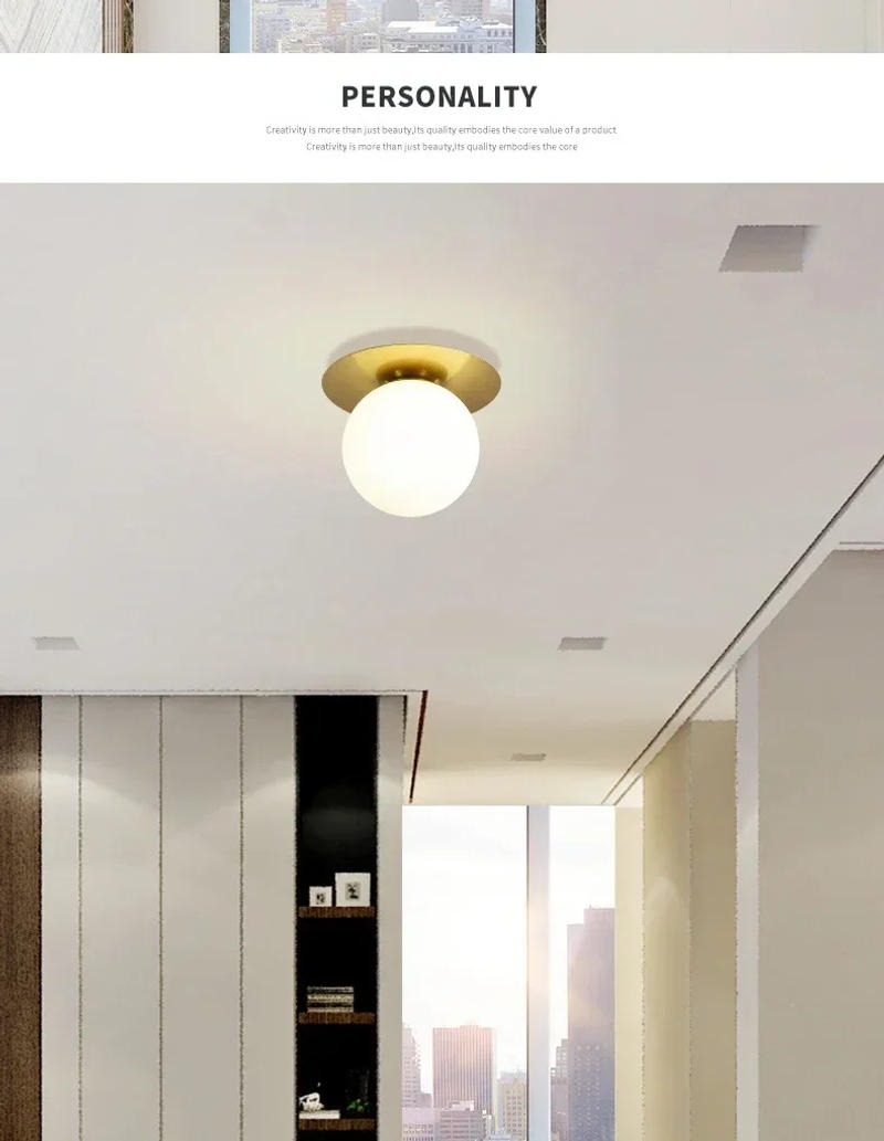 Description Picture 6 of itemModern LED E27 Ceiling Light Ceiling Lamps for Restaurant Bedroom Living Room Aisle Corridor Balcony Decoration Home Decor
