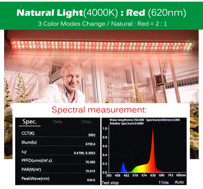 Description Picture 4 of itemGrow Light Bar LED Phytolamp DC5V SMD2835 Plant lights USB for Hydroponics Growing System Lamp for Seeding Greenhouse Tent