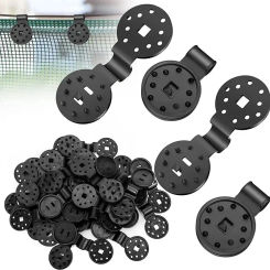 10/50/100pcs Shade Cloth Plastic Clips Sun Shade Net Clips Greenhouse Fabric Fix Clamps Accessories Grommet Fence Netting Hook