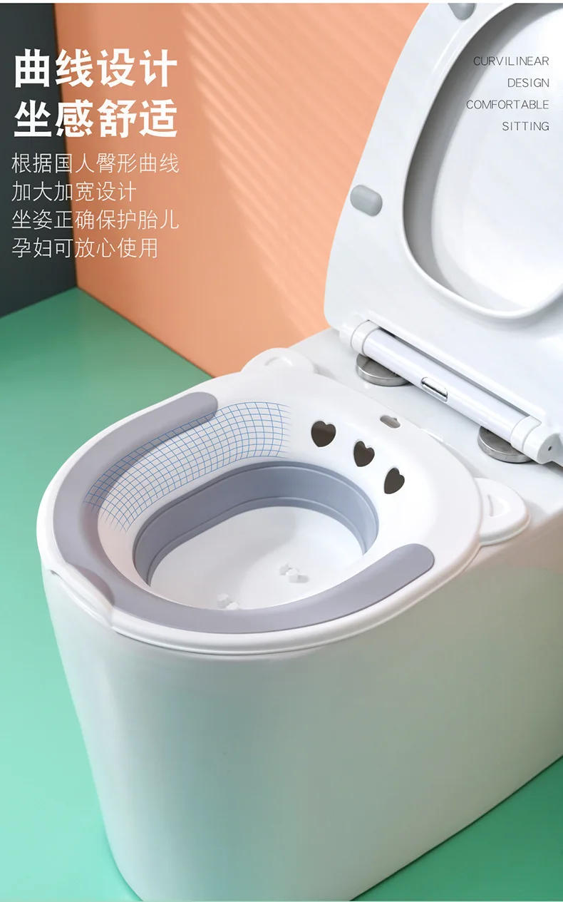 Description Picture 4 of itemFolding Portable Bidet Maternity Self-Cleaning Private Parts Buttock Rinse Perineal Soak Bath Hemorrhoid Treatment Bidet