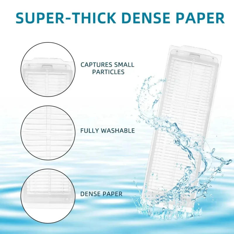 Description Picture 3 of itemFor Iconic Brand Robot Vacuum S10 S12 T12 B106GL/Mop 2S XMSTJQR2S /3C B106CN Spare Parts, Main Side Brush Filter Mop Replacement Parts