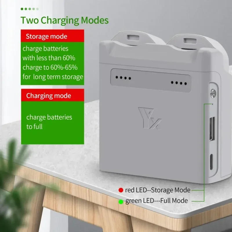 Description Picture 6 of itemFor NEO Drone 2-ways Charging Hub Compatible NEO Charger Manager Intelligent Battery Charging Butler Power Bank Accessories