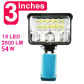 3 Inches 18 led