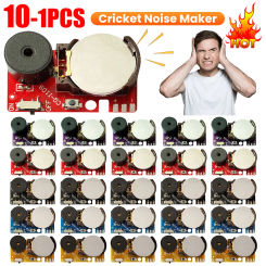 1-10Pcs Cricket Noise Maker Prank Continuously Sound PCB Beeping Hidden Prank Lrritating Noise for Fool's Day Halloween