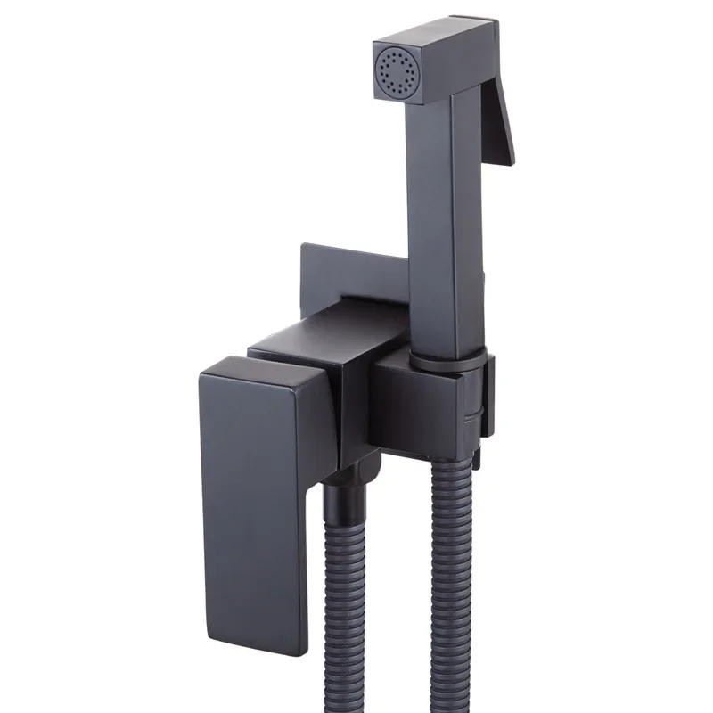 Description Picture 6 of itemWall Mounted Toilet bidet sprayer set Brass Hot and Cold Bidets faucet Bathroom sprayer shower bidet High Pressure gun