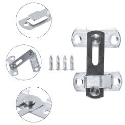 Stainless Steel Hasp Latch Lock Sliding Door Lock Window Cabinet Locks Security Latch Pull Cabinet For Casement Cabinet Fitting