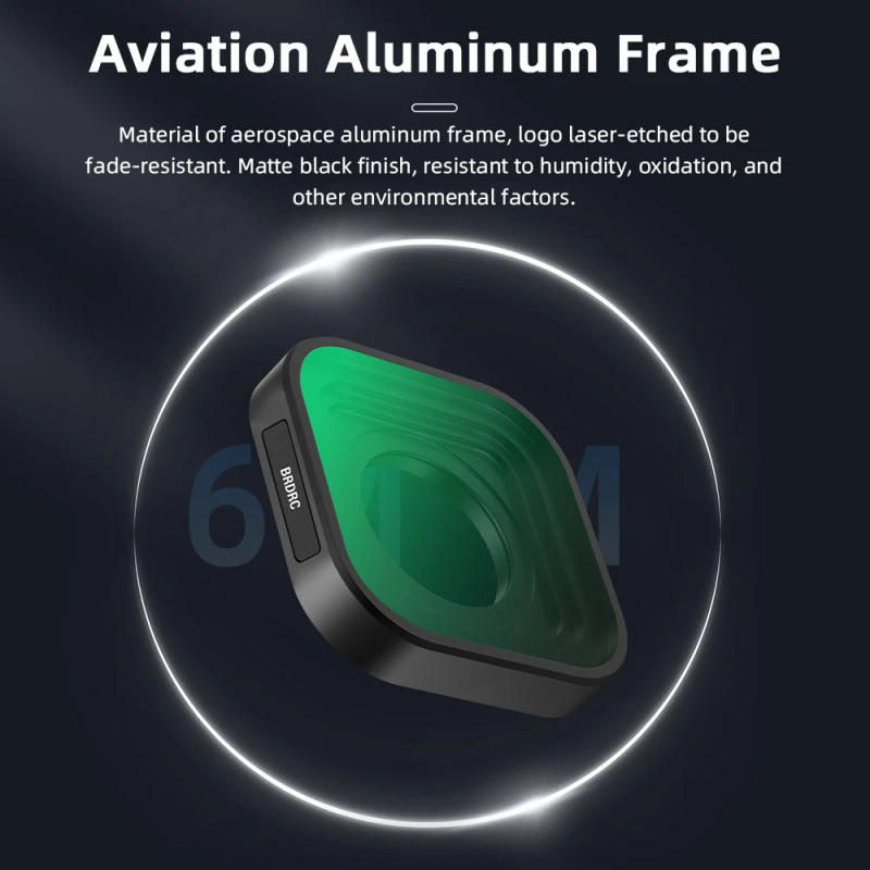 Description Picture 5 of itemBRDRC Lens Filter Set for GoPro Hero 12 11 10 9 Black Alloy Frame UV CPL ND8 ND16 Polarizing Filters Action Camera Accessoreis