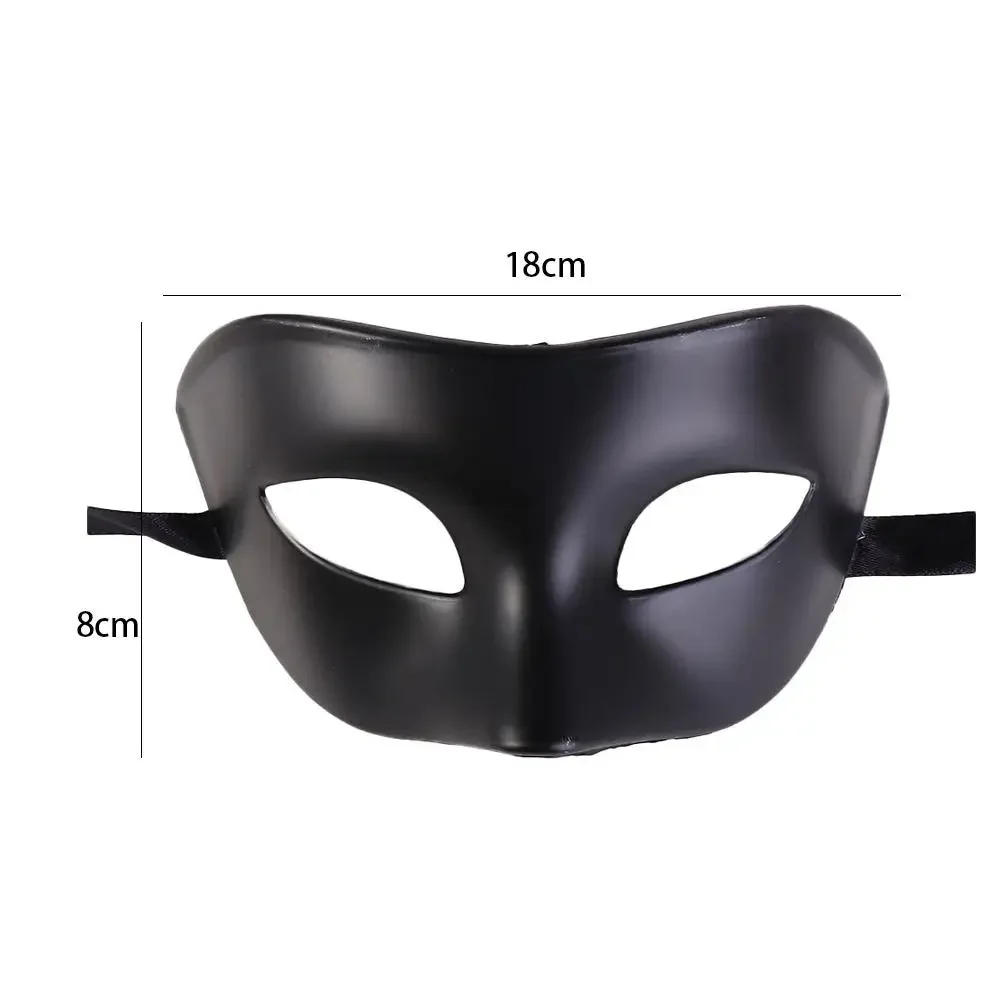 Description Picture 4 of itemWomen Man Sexy Gentleman Masquerade Mask Prom Mask Halloween Party Cosplay Costume Wedding Decoration Props Black White