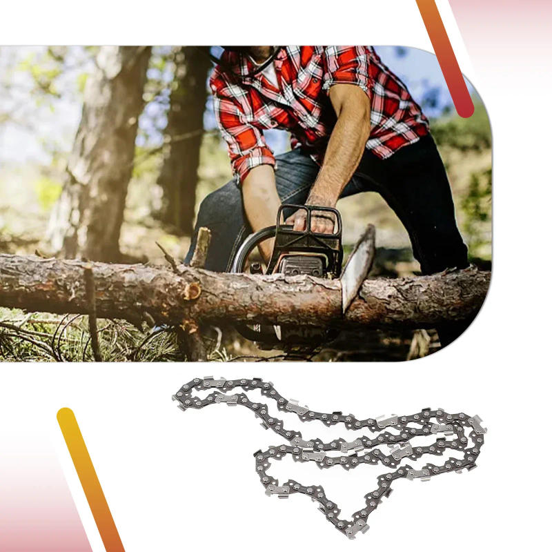 Description Picture 2 of item1Pcs 14in Chainsaw Saw Chain 3/8 LP 50DL Replacement Chain For MS250 MS180 MS230 Trimmer/lawn Mower Garden Power Tool Part