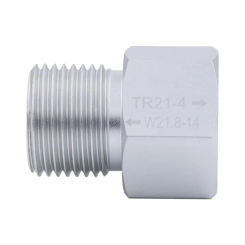 Durable Adapter TR21.4 to W21.8 Adapter Portable Adapter Metal Material Aquarium Regulator Perfect for Carbonated Dropshipping