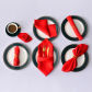 12pcs red