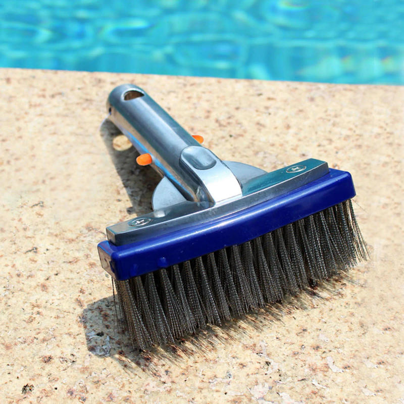 Description Picture 4 of item5.5in Swimming Pool Stainless Steel Brush for Spa Pond Floor Wall Cleaning Equipment