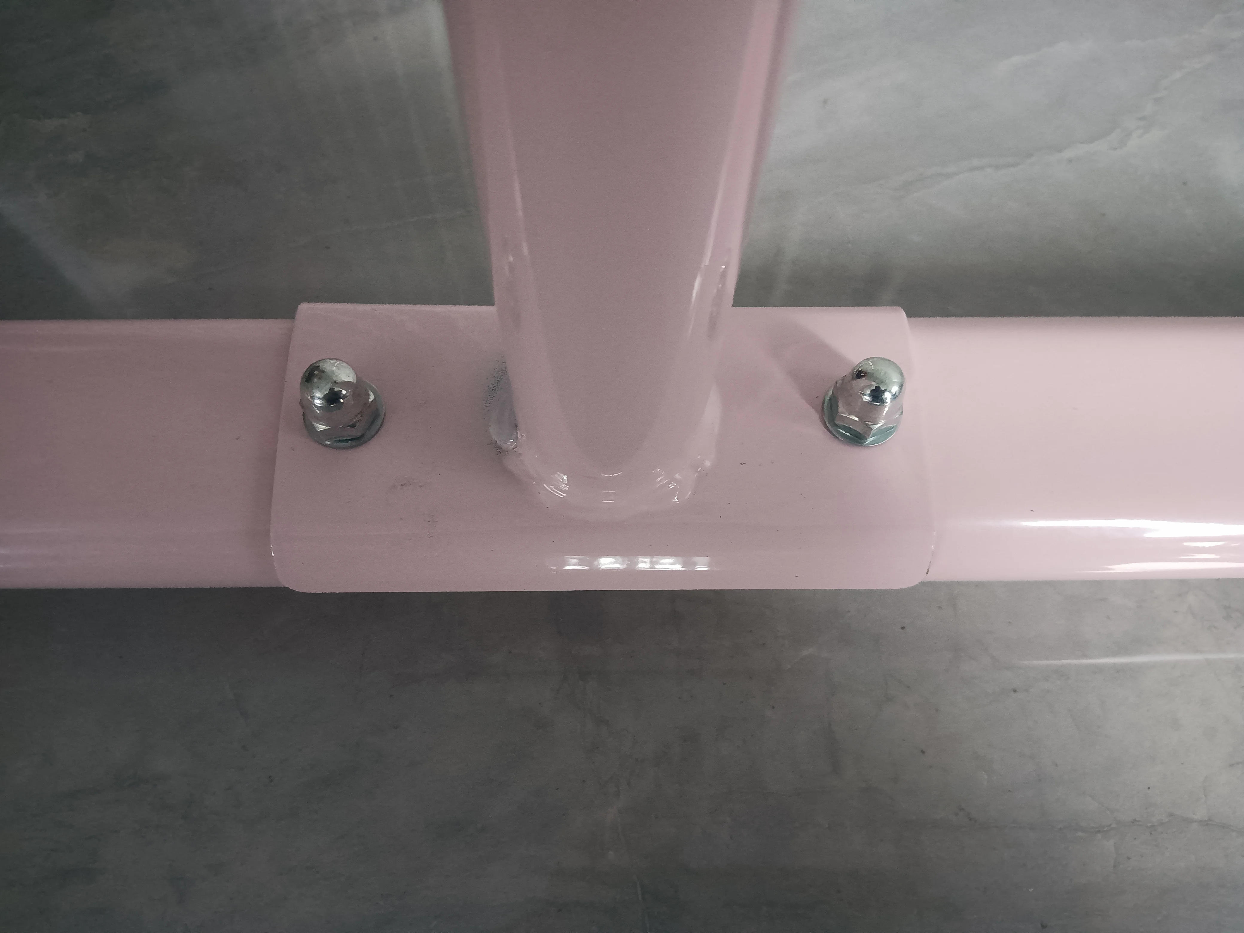 Description Picture 5 of itemFloor Mounted Ballet Barre Pole Horizontal Support Bar Artistic Gymnastics Gym Dance Pole Studio Training Exercise Room