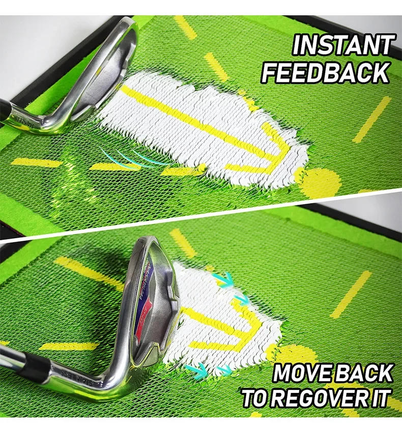 Description Picture 5 of itemPGM High Quality Golf Training Pad for Swing Detection Batting Ball Trace Directional Mat Swing Path Pads Swing Practice Pads