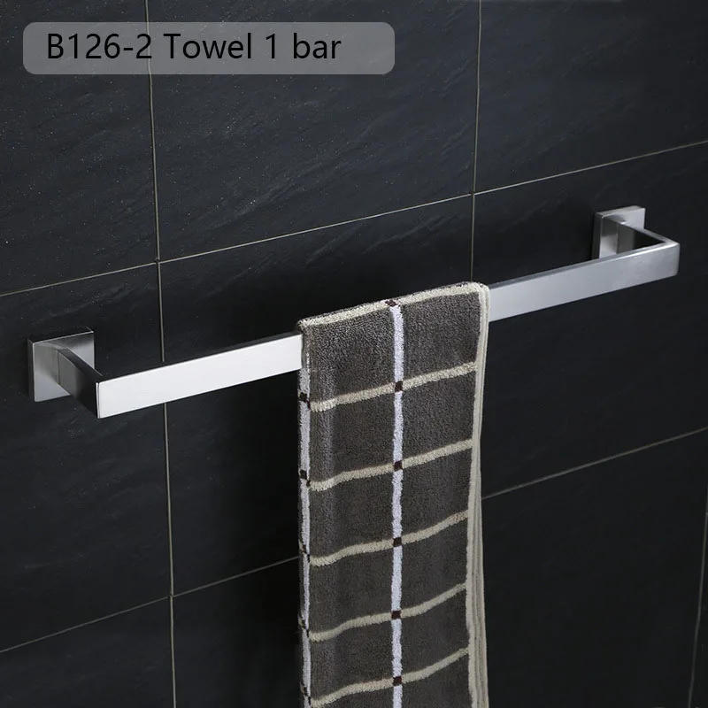 Description Picture 6 of itemChrome Polished Bathroom Hardware Mirror Chrome Polished Towel Rack Toilet Paper Holder Towel Bar Hook Bathroom Accessories